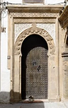 Morocco doorway Stock Photos