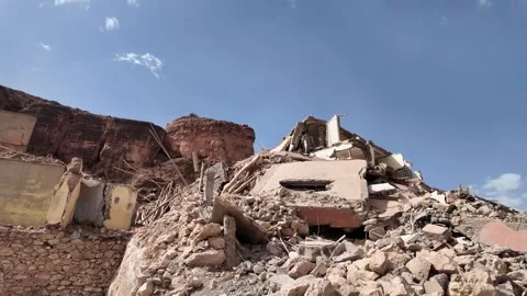 Morocco Earthquake : The Day Nature Shook the Land September 8,2023 Stock Footage 280690484