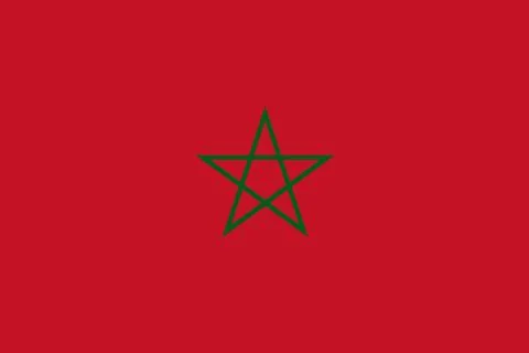 Morocco flag pattern background. Realistic national flag design. Abstract v.. 스톡 일러스트