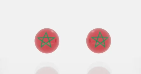 Morocco flag symbol Stock Footage 192720811