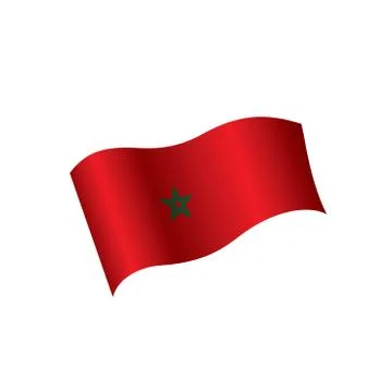 Morocco flag, vector illustration 스톡 일러스트