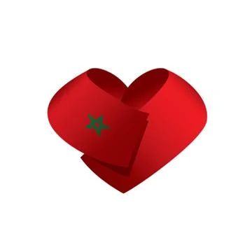 Morocco flag, vector illustration Illustrazione stock