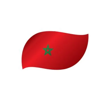 Morocco flag, vector illustration 스톡 일러스트