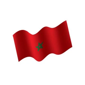 Morocco flag, vector illustration 스톡 일러스트