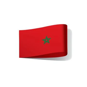 Morocco flag, vector illustration 스톡 일러스트