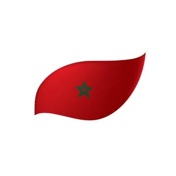 Morocco flag, vector illustration イラスト素材