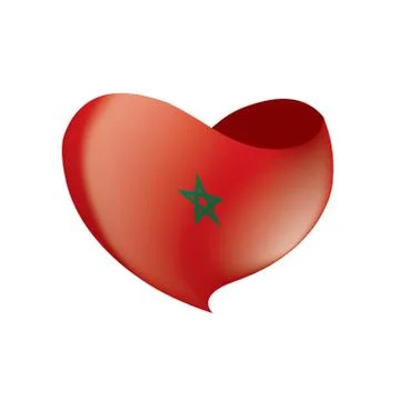 Morocco flag, vector illustration Stock Illustration