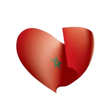 Morocco flag, vector illustration Illustrazione stock