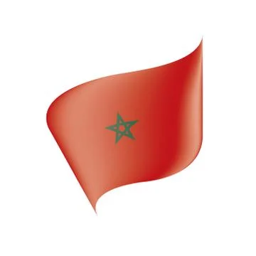 Morocco flag, vector illustration 스톡 일러스트