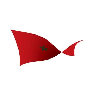 Morocco flag, vector illustration 스톡 일러스트