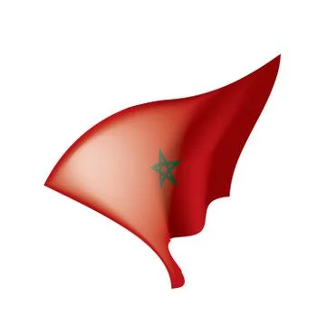 Morocco flag, vector illustration イラスト素材