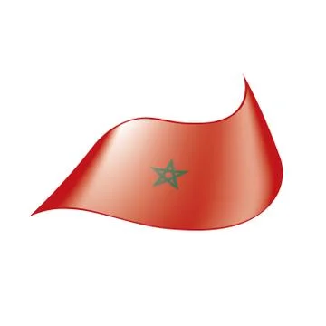 Morocco flag, vector illustration 스톡 일러스트