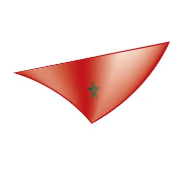 Morocco flag, vector illustration 스톡 일러스트