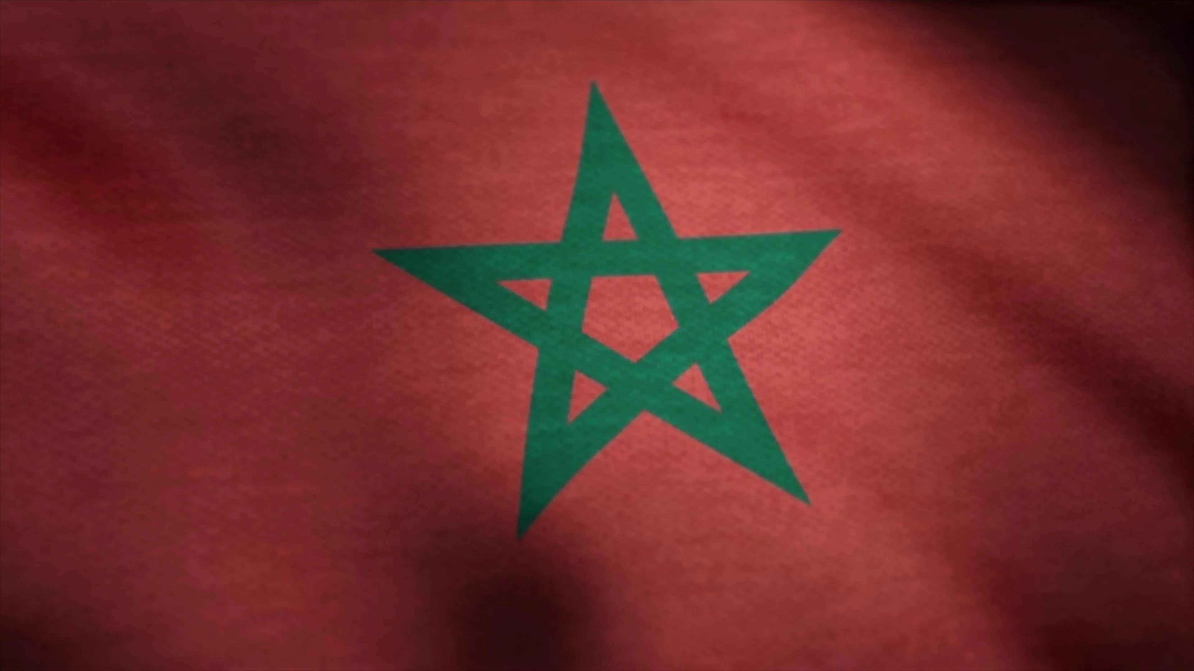 Morocco flag waving animation. Flag of M... | Stock Video | Pond5