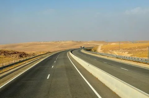 Morocco highway Stock Photos