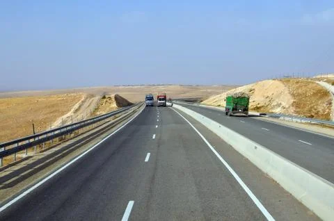 Morocco highway Stock Photos