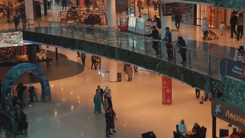 Morocco Mall Hall Stock Footage 127295192