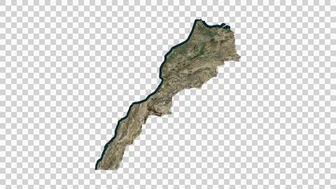Morocco Map Stock Illustration