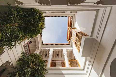 MOROCCO-MARRAKECH-ARCHITECTURE-MODERN Stock Photos