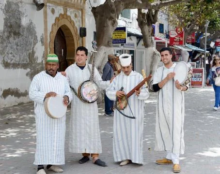 Morocco musicians Stock Photos