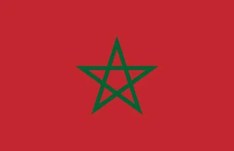Morocco National Flag Stock Illustration