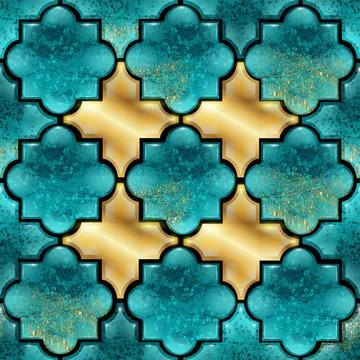 Morocco seamless pattern, turkey islamic texture traditional design Stock Illustration