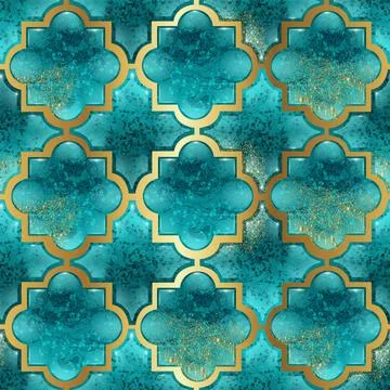 Morocco seamless pattern, turkey traditional islamic texture design Illustrazione stock