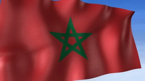 Morocco - Set of 3 Angles with Masks [3WaveSeries] Stock Footage 102554261