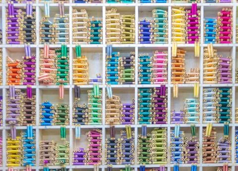 Morocco Silk Shop Stock Photos