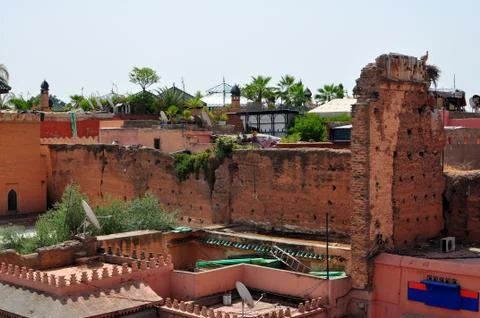 Morocco slum Stock Photos