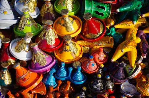 Morocco tajines Stock Photos