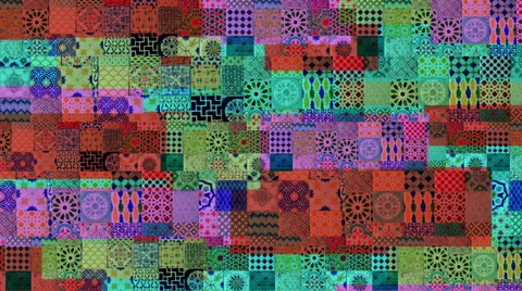 Morocco Tiles colors Stock-Footage 47713413