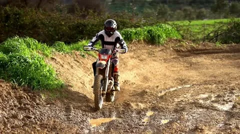 Morocross Mud Bath Video stock 20604562