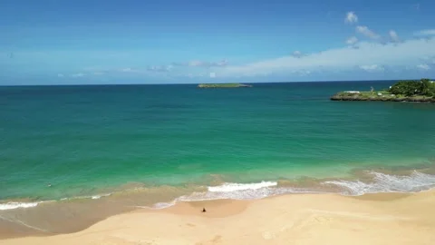 Moron beach drone 01 Stock Footage 324499481