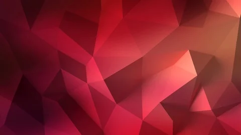 Morph Triangle Red Slow Stock Footage