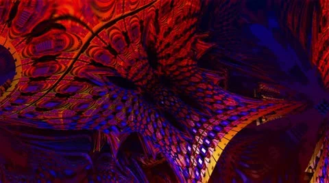 Morphed multicolor complex structures n1473B Stock Footage 21822974