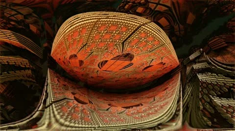 Morphed orange complex structures n1474 Stock Footage 22024960