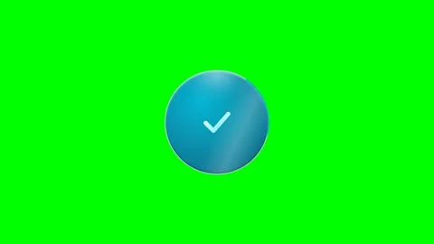 Morphic Circular Payment Complete Dock Green Screen Motion Stockbeeldmateriaal 346968797