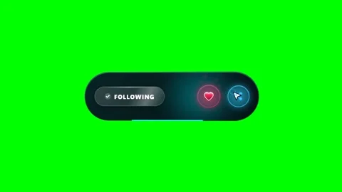 Morphic Follow Like Share Triad Card Green Screen Motion 스톡 동영상 346968876