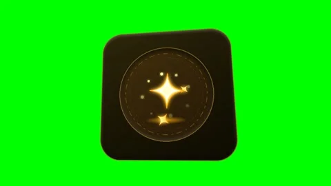 Morphic Sparkle Magic Star Card Green Screen Motion 스톡 동영상 346968884