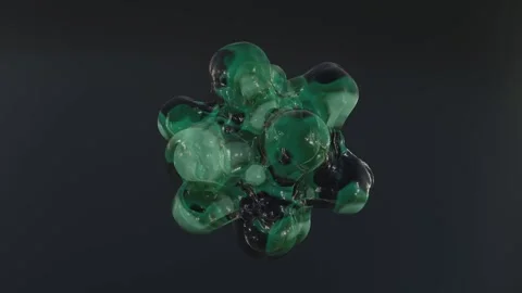 A morphing animation of a generic Microbe looping animation Stock Footage 136348653