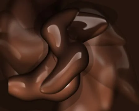 Morphing Blob Background Loop Video stock 8945360