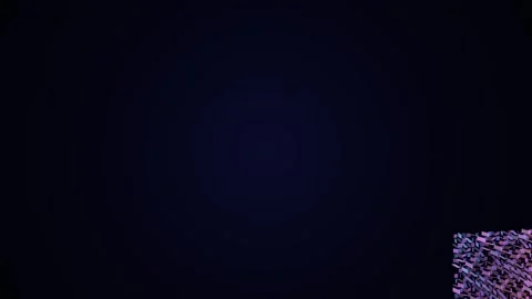 Morphing Digital Rectangles Loop - Dark Radial Gradient Motion Backdrop Stock Footage 341563155