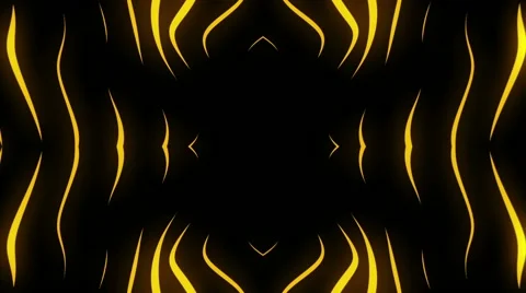 Morphing fire like lines Stock Footage 46361756