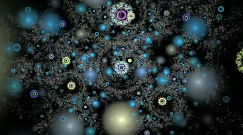 Morphing Fractal flame FX Stock Footage 18186344