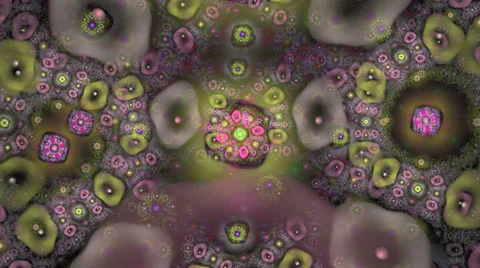 Morphing Fractal flame FX Stock Footage 38204194