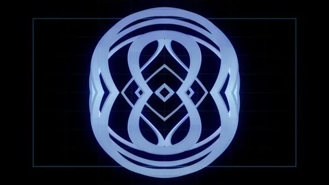 Morphing Geometry 03 Video stock 293916863