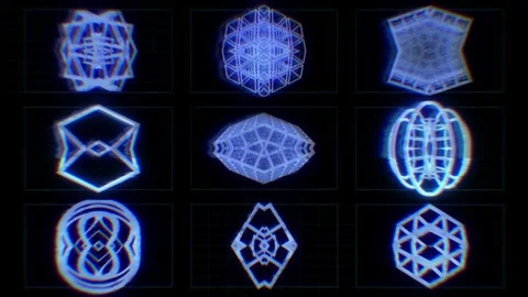 Morphing Geometry Shapes 01 Stock-Footage 293916999