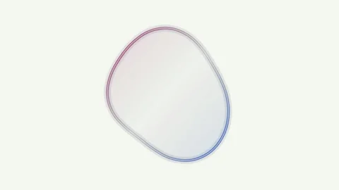 Morphing Glass Shape Motion Design Animation Loop Background Abstract 库存影片 333113904