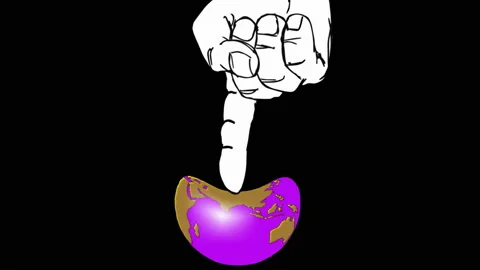 Morphing the Globe by Finger Stock Footage 152364832